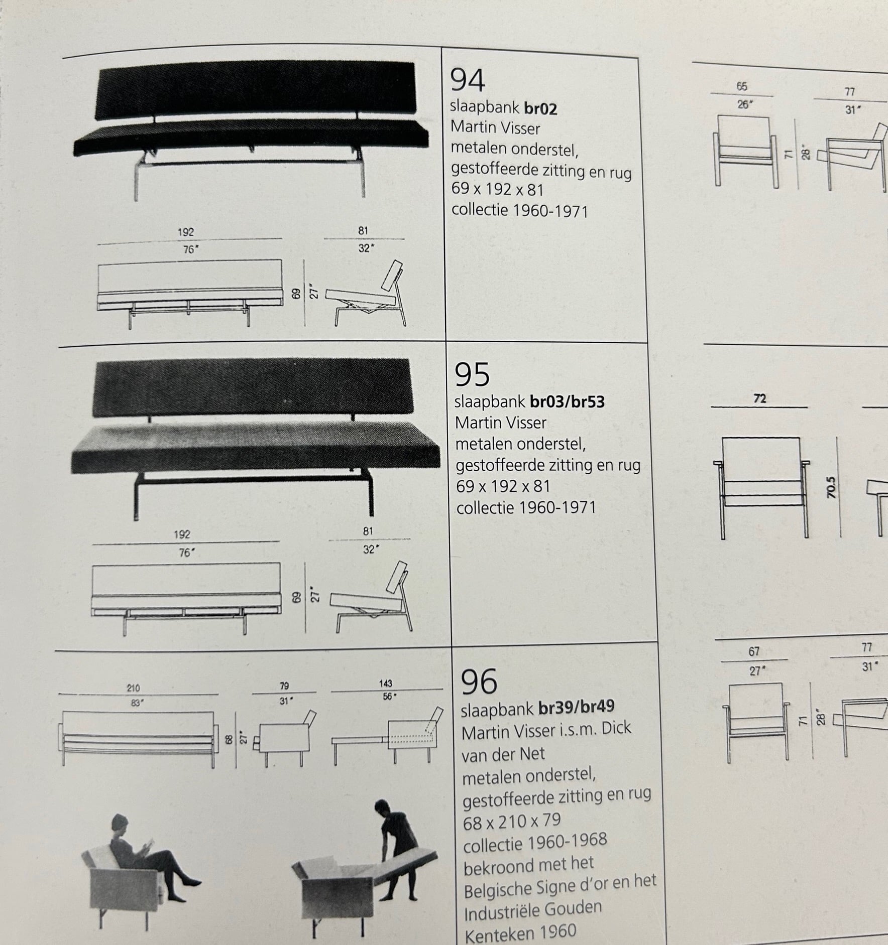 Mid-Century Sofa br03 by Martin Visser for ‘t Spectrum, 1960s &#8211; Re-upholstered