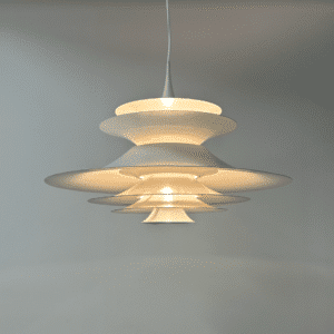 Very Large Danish Pendant Lamp Radius III by Eric Balslev for Fog &#038; Mørup, 1970s &#8211; Diameter 70 cm