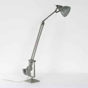 Industrial Desk Lamp with Counterweight by ERPE, 1950s