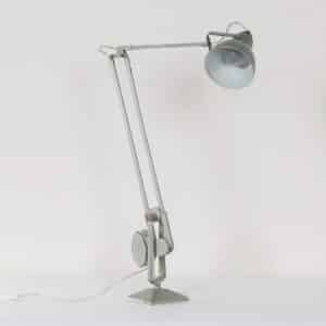 Industrial Desk Lamp with Counterweight by ERPE, 1950s