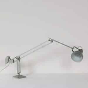 Industrial Desk Lamp with Counterweight by ERPE, 1950s
