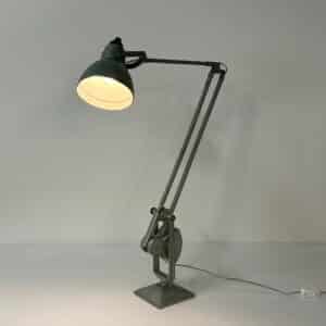 Industrial Desk Lamp with Counterweight by ERPE, 1950s