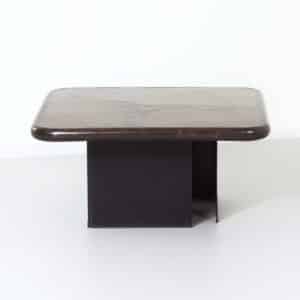 Brutalist Coffee Table by Paul Kingma, 1988 | 79&#215;79 cm Square