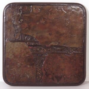 Brutalist Coffee Table by Paul Kingma, 1988 | 79&#215;79 cm Square