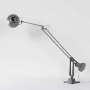 Industrial Desk Lamp with Counterweight by ERPE, 1950s | Marked