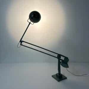 Industrial Desk Lamp with Counterweight by ERPE, 1950s | Marked