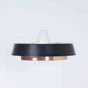 Metal Pendant Lamp by J.J.M. Hoogervorst for Anvia, 1960s | Rare Model