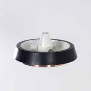 Metal Pendant Lamp by J.J.M. Hoogervorst for Anvia, 1960s | Rare Model