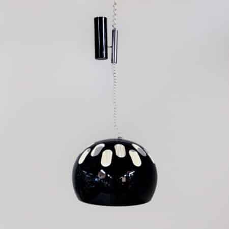 Pendant lamp S-445 by Luci Illuminazione, 1970s - With Counterweight