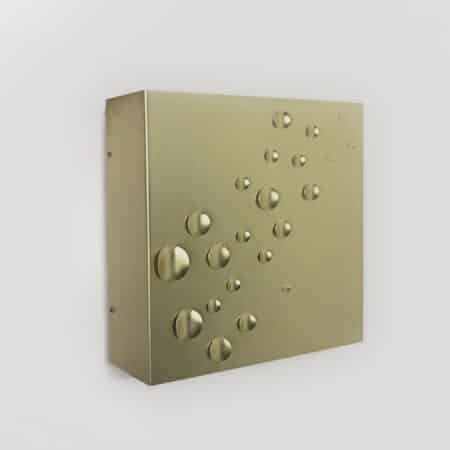 Gold 'Star Rain' Wall Lamp by E.J. Jelles for Raak in 1960s