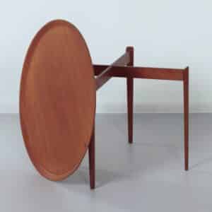 Round Coffee Table by Hans Olsen for Viskadalens Möbelindustri, 1960s | Scandinavian Modern