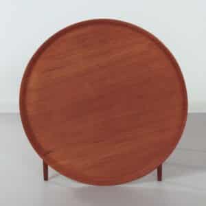 Round Coffee Table by Hans Olsen for Viskadalens Möbelindustri, 1960s | Scandinavian Modern