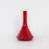 Red Vase Industrial Series by A.D. Copier for Leerdam Glass Factory, 1960s – Middle Size – Middle Size