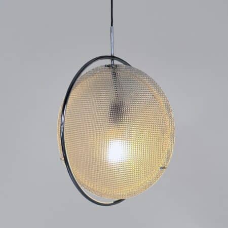 French Space Age Pendant Lamp, 1970s
