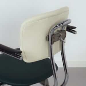Industrial Office chair with armrests by Toon De Wit for De Wit, 1950s | Green White