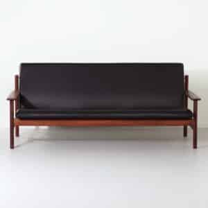 Unique Lounge Set by Sven Ivar Dysthe for Dokka Møbler, 1960s &#8211; New Black Leather