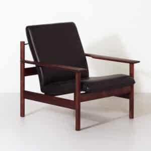 Unique Lounge Set by Sven Ivar Dysthe for Dokka Møbler, 1960s &#8211; New Black Leather