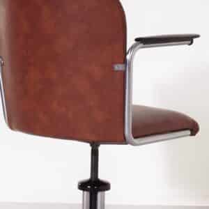 365 Office chair by W.H. Gispen for Gispen in 1930s &#8211; New Camel Coloured Skai