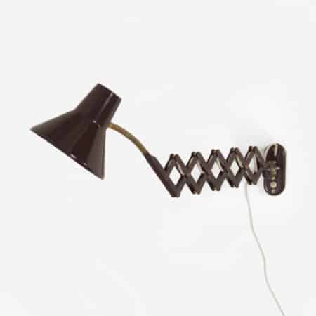Brown Scissors Lamp by Hala, 1960s