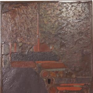 Brutalist Coffee Table by Paul Kingma, 1970s | Brown and Rectangular
