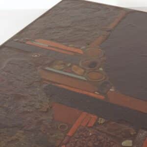 Brutalist Coffee Table by Paul Kingma, 1970s | Brown and Rectangular