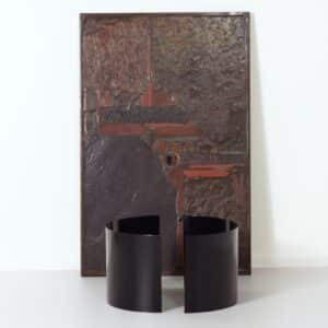 Brutalist Coffee Table by Paul Kingma, 1970s | Brown and Rectangular