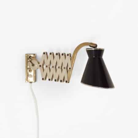Diabolo Wall Scissor Lamp by Karl Lang for SiS lICHT, 1950s