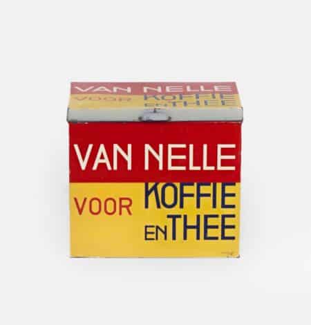 Large Coffee and Tea Tin by Jac Jongert for the &#8216;Van Nelle&#8217; Factory, 1933