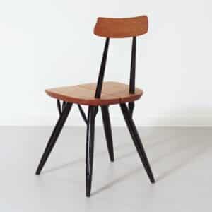 Pirkka Chairs by Ilmari Tapiovaara for Laukaan Puu, Finland, 1950s | Early Edition, Set of 4