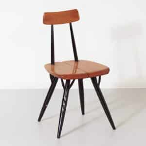 Pirkka Chairs by Ilmari Tapiovaara for Laukaan Puu, Finland, 1950s | Early Edition, Set of 4