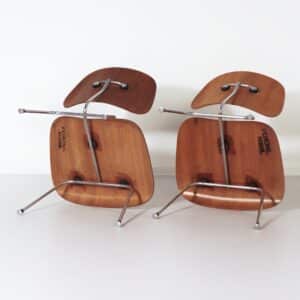Set of LCM Armchairs by Charles and Ray Eames for Herman Miller, 1950s &#8211; Very Early Edition