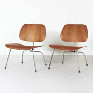 Set of LCM Armchairs by Charles and Ray Eames for Herman Miller, 1950s &#8211; Very Early Edition