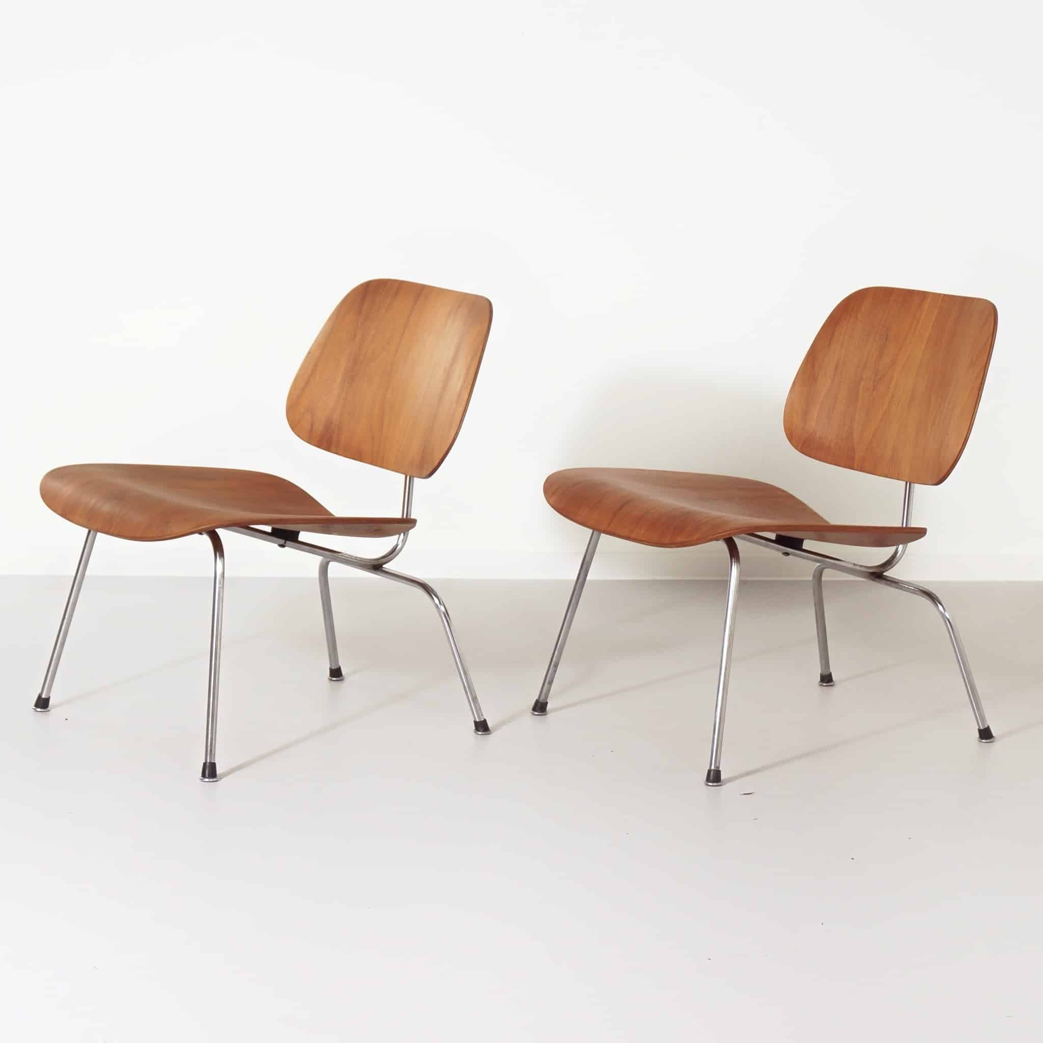 Set of LCM Armchairs by Charles and Ray Eames for Herman Miller, 1950s – Very Early Edition