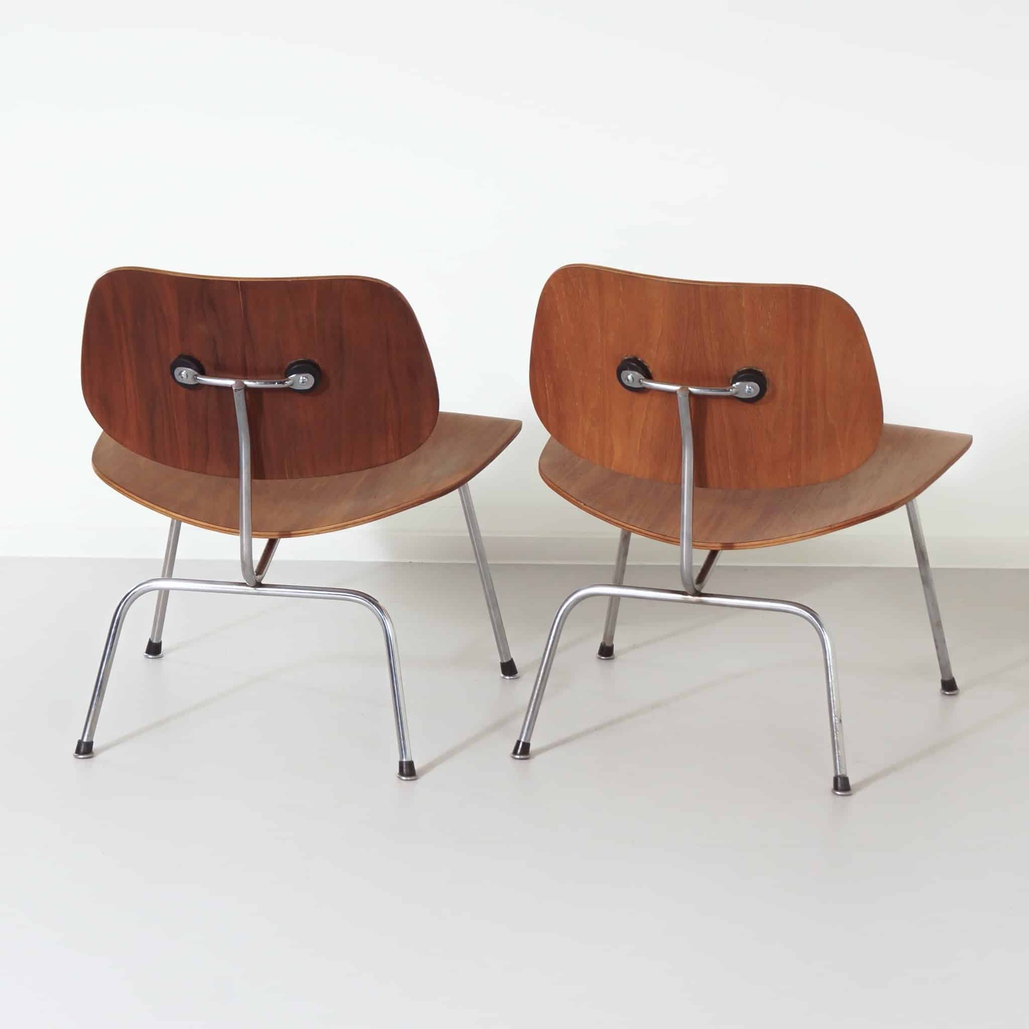 Set of LCM Armchairs by Charles and Ray Eames for Herman Miller, 1950s – Very Early Edition