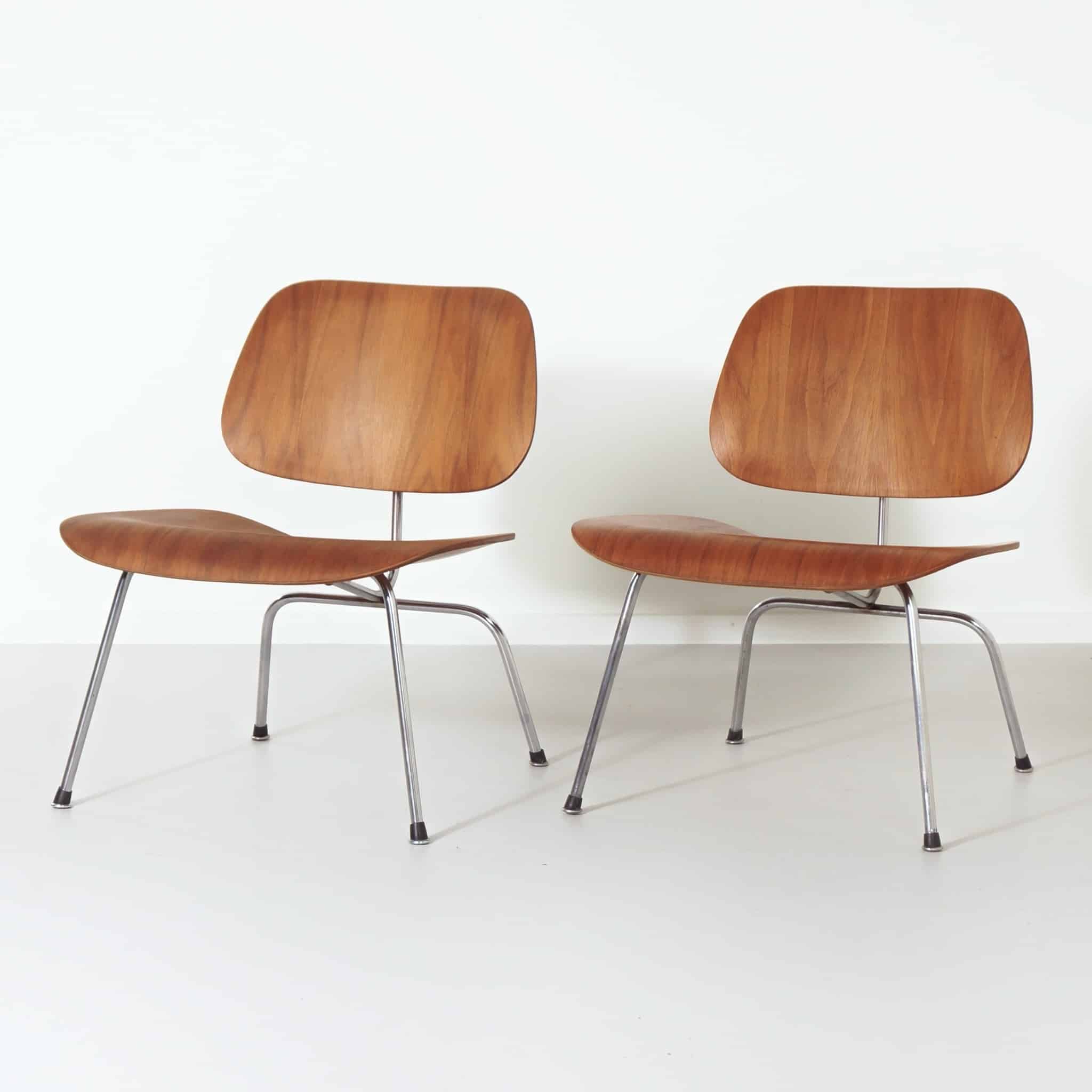 Set of LCM Armchairs by Charles and Ray Eames for Herman Miller, 1950s – Very Early Edition