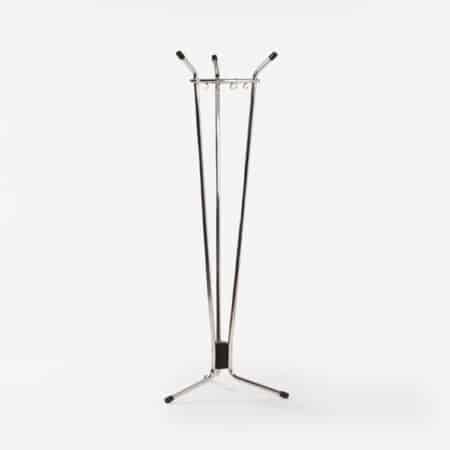 Standing Bauhaus Coat Rack in Chromed Metal by Tubax, 1960s