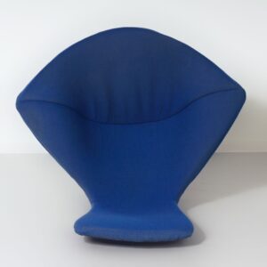 Bird Lounge Chair by Harry Bertoia for Knoll, 1960s &#8211; Black Metal Frame, Blue Kvadrat Upholstery