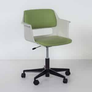 Office chair Gispen 2712 by André Cordemeyer for Gispen, 1970s &#8211; With Armrests, Green