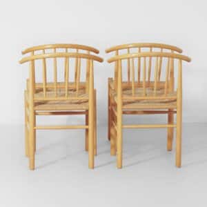 Danish Dining Chairs J-151 by Erik Ole Jørgensen for FDB Møbler, 1960s &#8211; Set of 4 in beech &#038; papercord
