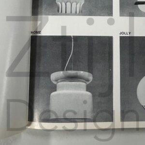 Large Pendant Lamp “Home” by Filippo Mariucci for Harvey Guzzini, 1970s &#8211; Ø33 cm, Brown-White Plexiglass