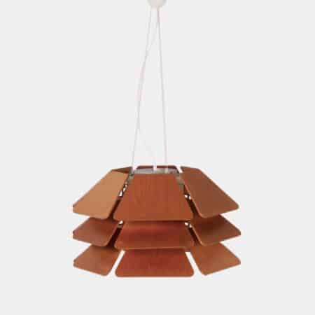Impressive Danish Pendant lamp model 838 by P&P Ljus ab, 1970s