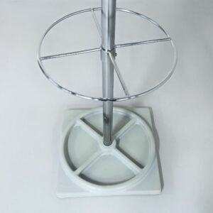 Industrial Standing Coat Rack with Carousel Function, 1960 &#8211; for approx. 27 Coats, with Umbrella Stand