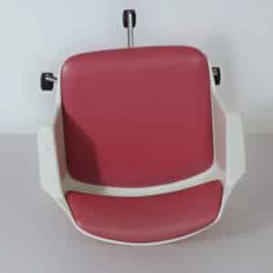 Office chair Gispen 2712 by André Cordemeyer for Gispen, 1970s &#8211; With Armrests, Red
