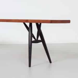 Pirkka Bench by Ilmari Tapiovaara for Laukaan Puu, Finland, 1950s &#8211; Solid Pine &#038; Birchwood