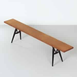 Pirkka Bench by Ilmari Tapiovaara for Laukaan Puu, Finland, 1950s &#8211; Solid Pine &#038; Birchwood