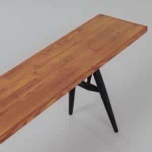 Pirkka Bench by Ilmari Tapiovaara for Laukaan Puu, Finland, 1950s &#8211; Solid Pine &#038; Birchwood