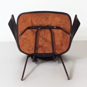 Sikkens Chair by Rob Parry for Stabin-Bennes, 1958 &#8211; Signed Collectors Item, Black Skai