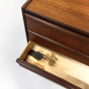 Vintage Danish chest of drawers &#8211; Teak, 1960s design, 75x67x41 cm