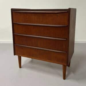 Vintage Danish chest of drawers &#8211; Teak, 1960s design, 75x67x41 cm