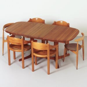 Vintage Dyrlund Extendable Teak Dining Table, 1960s – Danish Craftsmanship